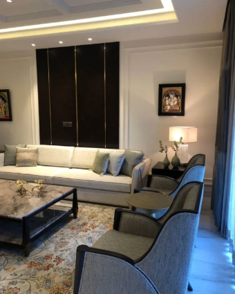 modern living area