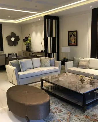 modern living area