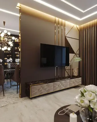 modern living area