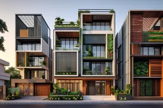 Innovative Facade Designs by Rohini Architects