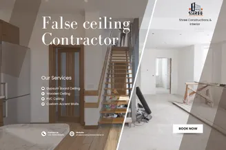 False Ceiling Contractor in Rohini | Shree Constructions & Interior
