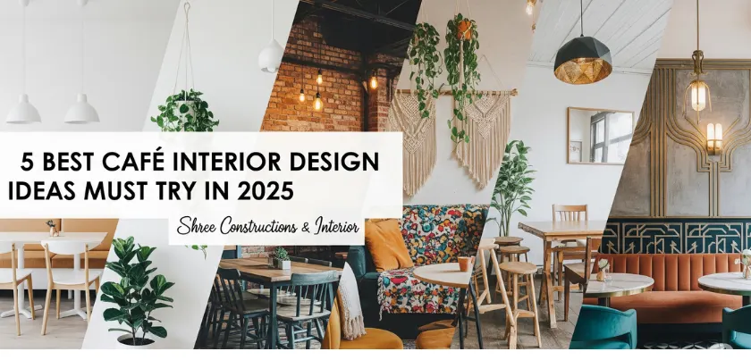  5 Best Cafe Interior Design Ideas You Must Try in 2025 | Shree Constructions & Interior