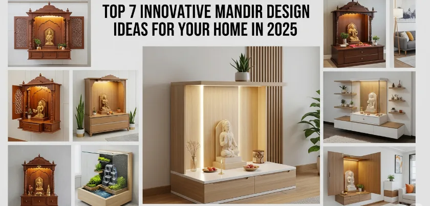  Top 7 Innovative Mandir Design Ideas for Your Home in 2025