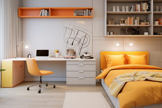 Study Room Interior Design in Rohini, Delhi