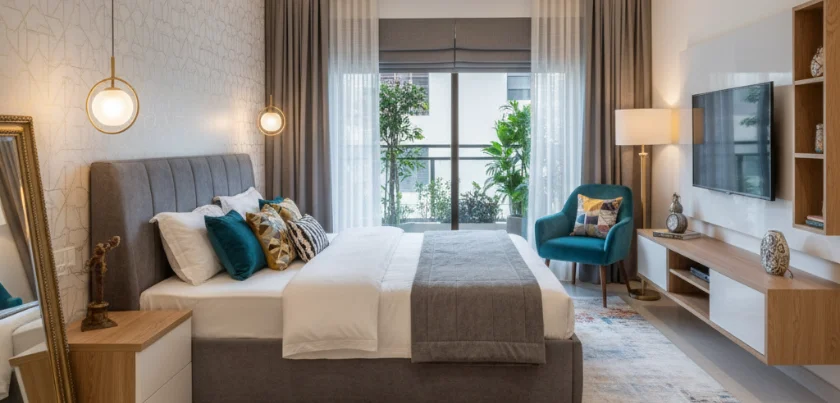  Bedroom Interior Design in Rohini, Delhi