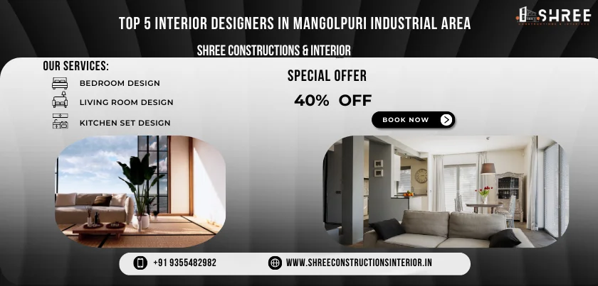  Top 5 Interior Designers in Mangolpuri Industrial Area