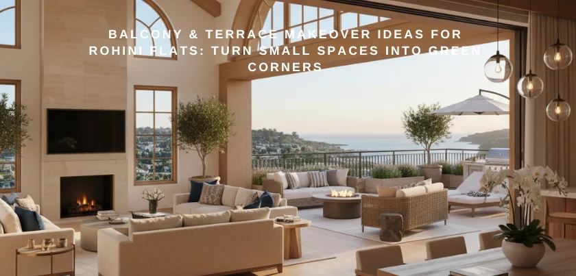  Balcony & Terrace Makeover Ideas for Rohini Flats: Turn Small Spaces into Green Corners