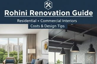 Complete Renovation Guide in Rohini: Residential + Commercial Interiors, Costs & Design Tips