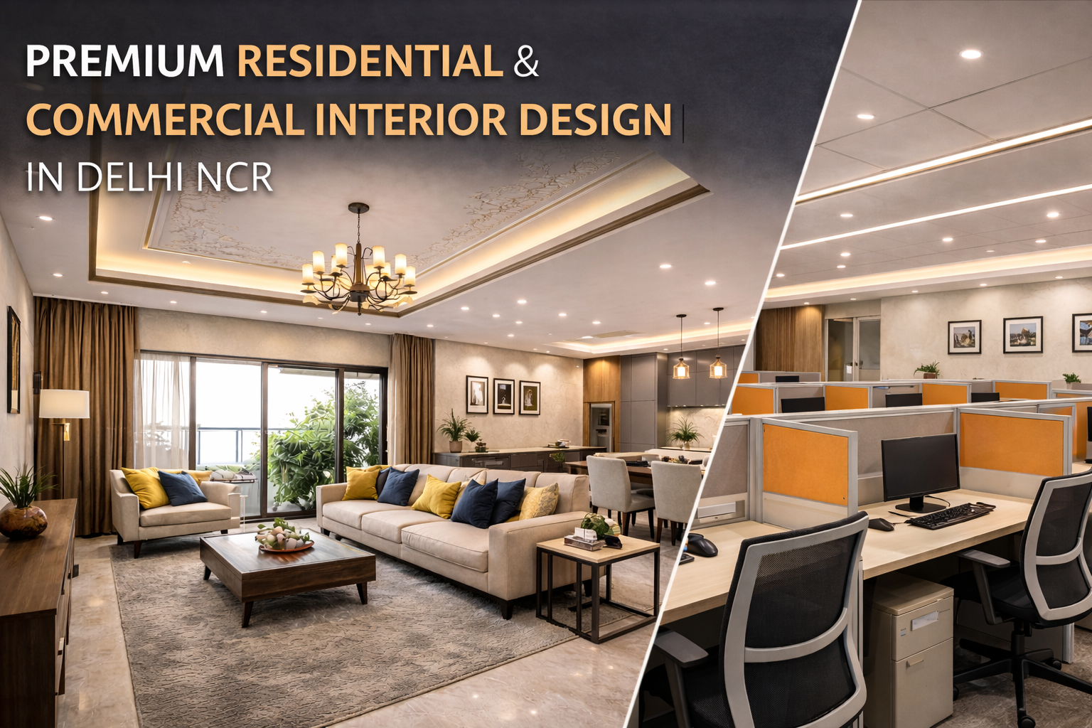 Best Interior Designer in Rohini for Complete Residential & Commercial Turnkey Projects